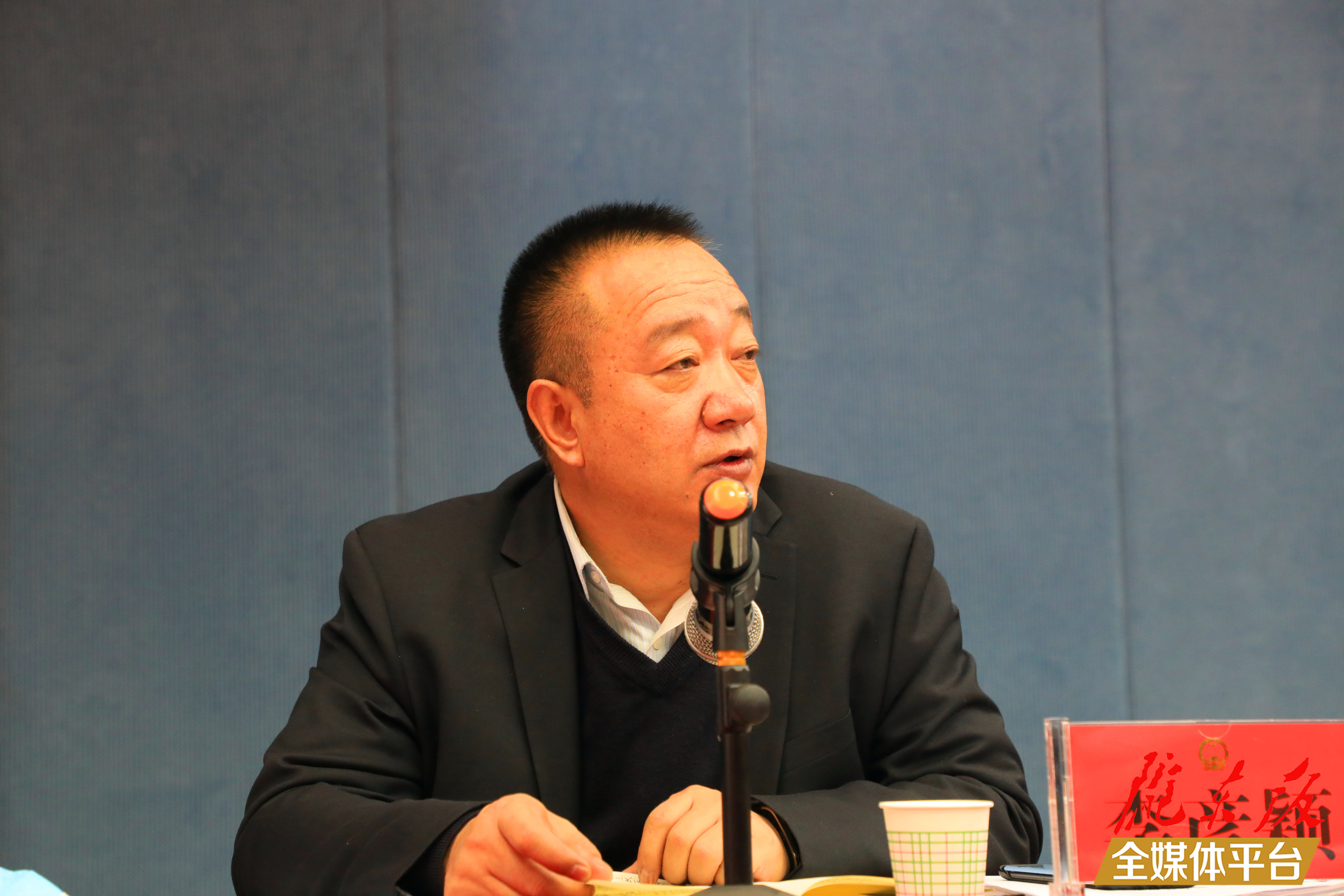 人大代表李彥穎參加分組審議時發(fā)言。