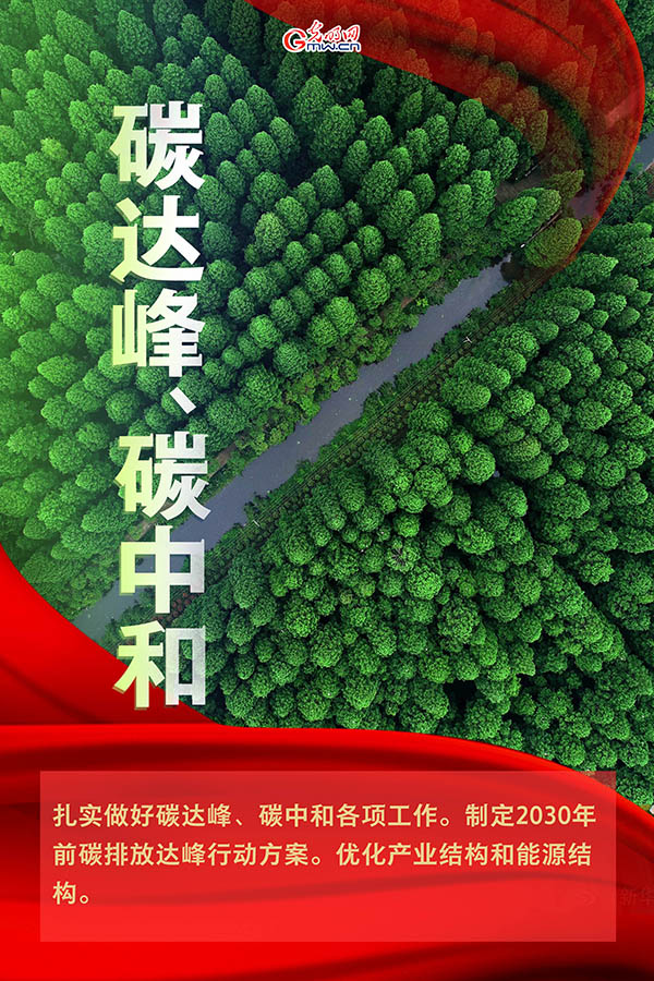 海報| 2021年政府工作報告，提到這些生態(tài)環(huán)保關鍵詞