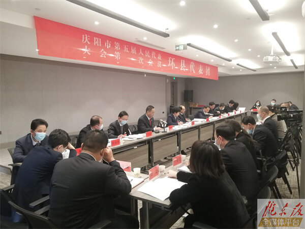 慶陽市人大代表分團(tuán)審議市人大常委會和市法檢兩院工作報告
