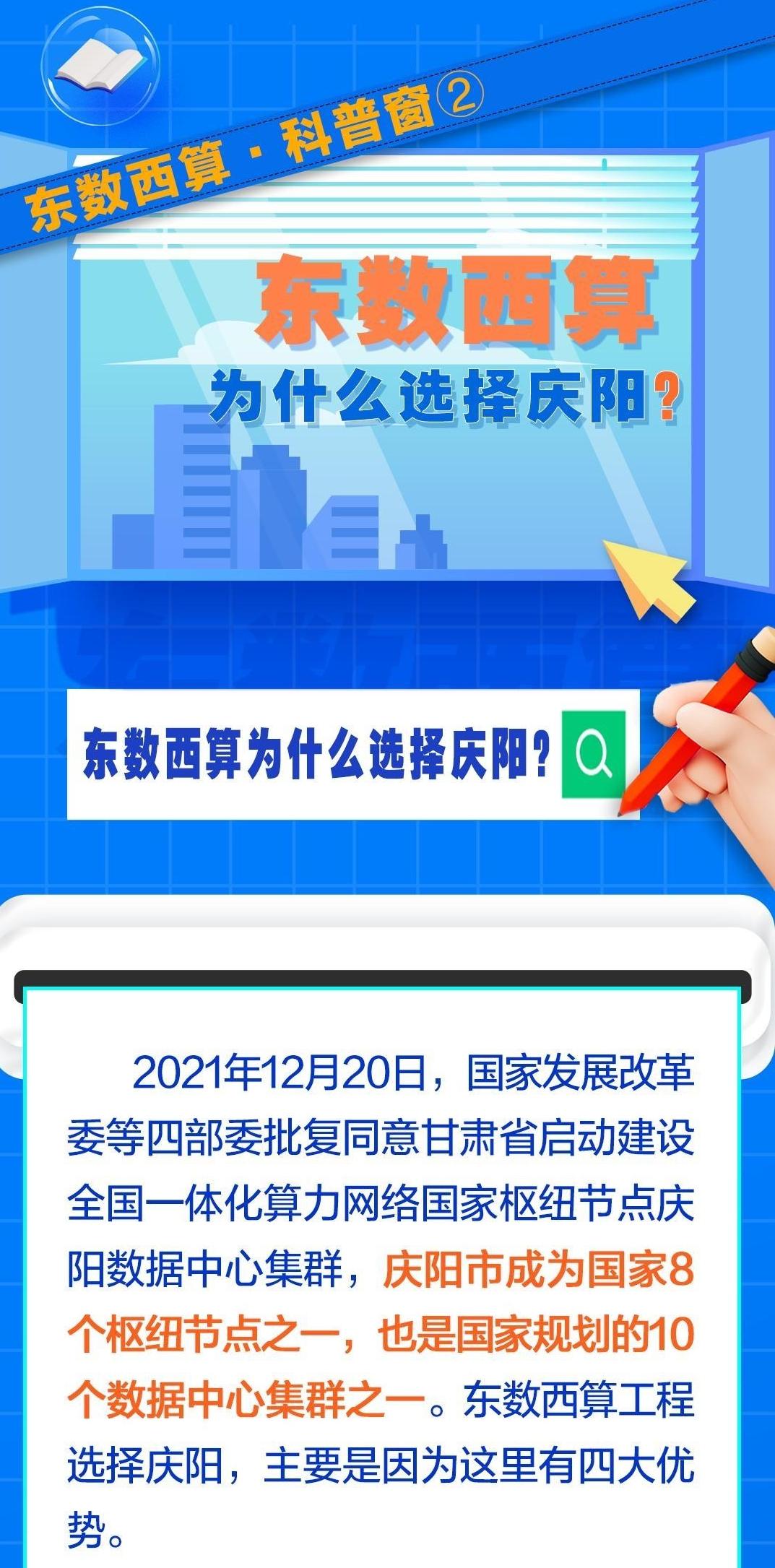 東數(shù)西算·科普窗②｜東數(shù)西算為什么選擇慶陽？