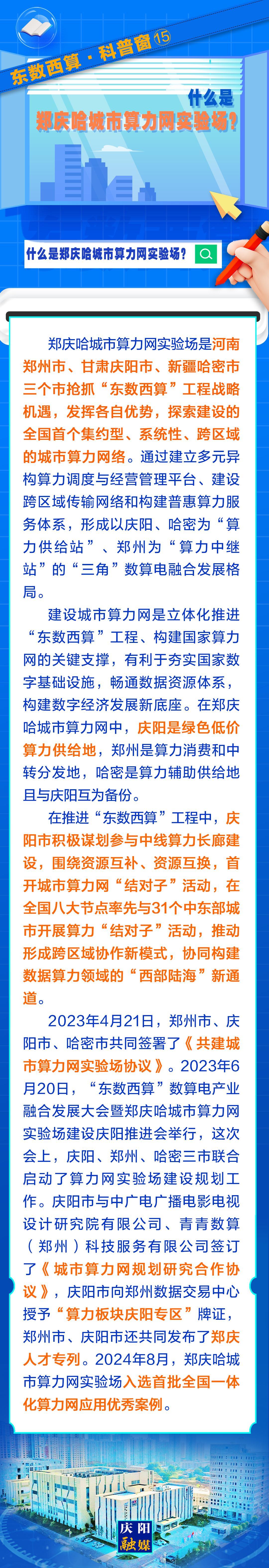 東數(shù)西算·科普窗⒂｜什么是鄭慶哈城市算力網(wǎng)實(shí)驗(yàn)場？