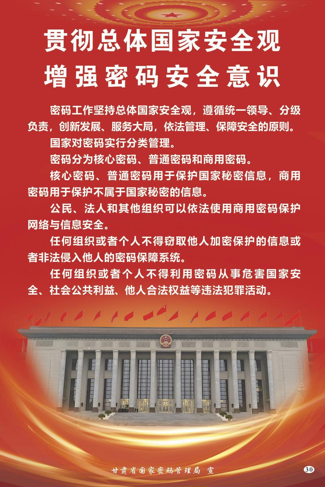 【微海報】共筑保密防線  公民人人有責 | 貫徹總體國家安全觀  增強密碼安全意識