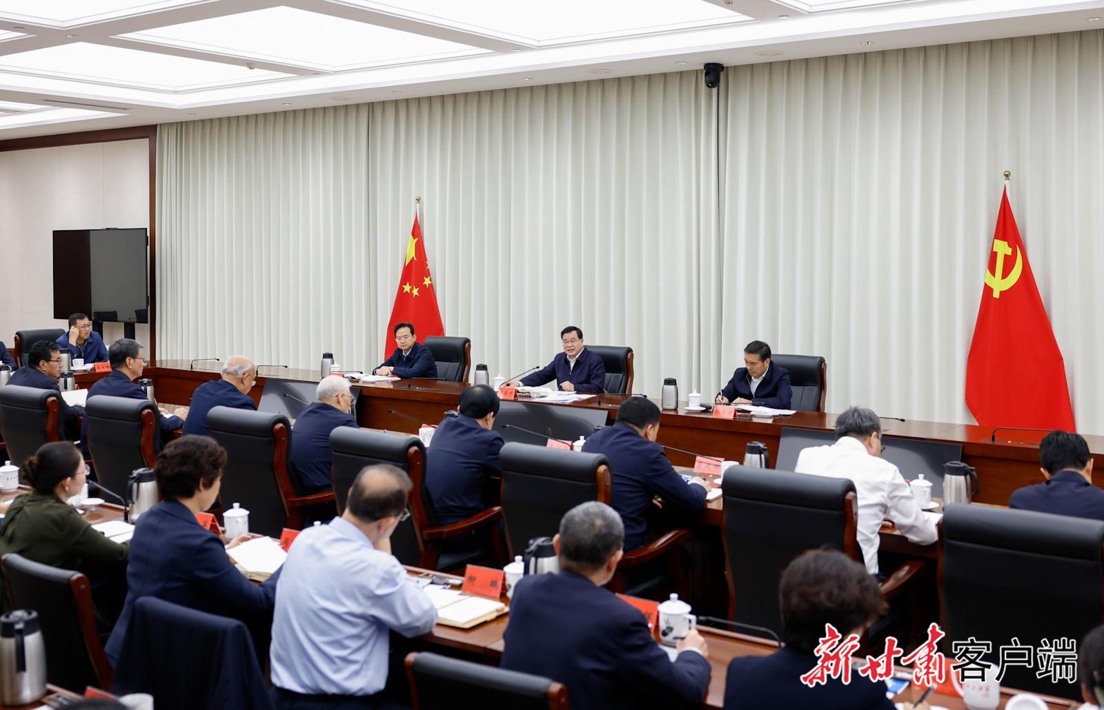 中共甘肅省委召開(kāi)“深度挖掘歷史文化資源服務(wù)甘肅高質(zhì)量發(fā)展”專題協(xié)商座談會(huì) 胡昌升主持并講話